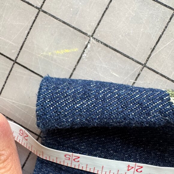 Moon Ray -Chorus Briony cross-stitch high rise wide leg denim pants XL US12 UK16 - Picture 9 of 11